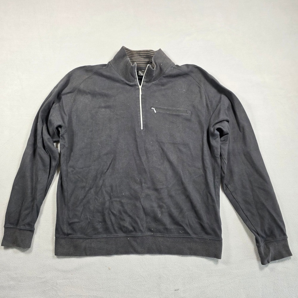 Nike‎ Golf Quarter Zip Pullover Mens Large Black